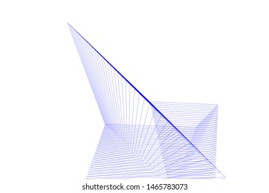 abstract linear architecture, vector background