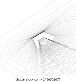 abstract linear architecture, vector background