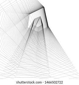 abstract linear architecture, vector background