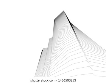 abstract linear architecture, vector background