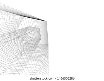 abstract linear architecture, vector background