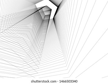 abstract linear architecture, vector background