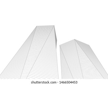 abstract linear architecture, vector background