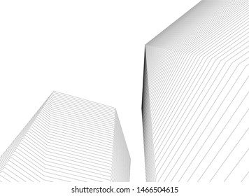 abstract linear architecture, vector background