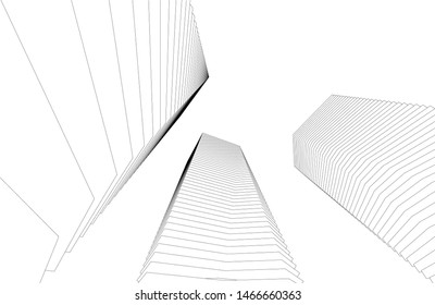 abstract linear architecture, vector background