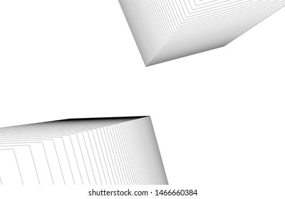 abstract linear architecture, vector background