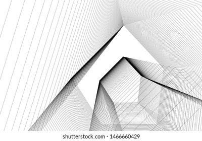 abstract linear architecture, vector background