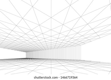 abstract linear architecture, vector background