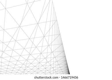 abstract linear architecture, vector background