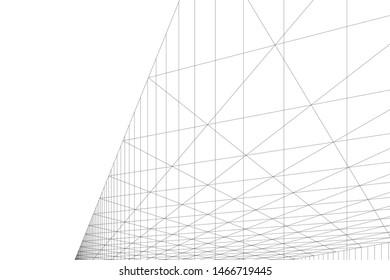 abstract linear architecture, vector background