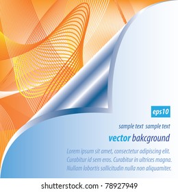 Abstract linear background