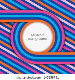 Abstract linear background. Vector illustration