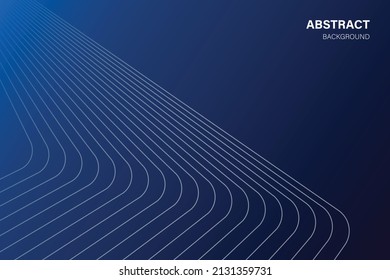 Abstract linear background white lines 4K HD blue background 3D design, can be used as a book cover, mock up, flyer background, EPS10 illustration