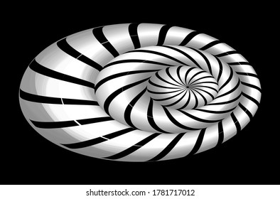 Abstract linear black and white Background. High Saturated. Gradients Different Geometrical Shapes