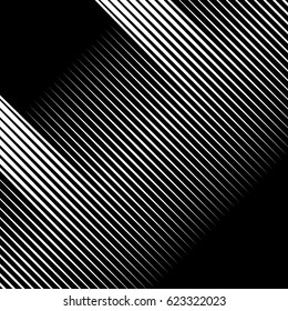 Abstract linear black and white texture. Mesh, array of lines geometric pattern