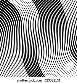 Abstract linear black and white texture. Mesh, array of lines geometric pattern
