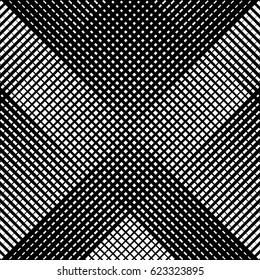Abstract linear black and white texture. Mesh, array of lines geometric pattern