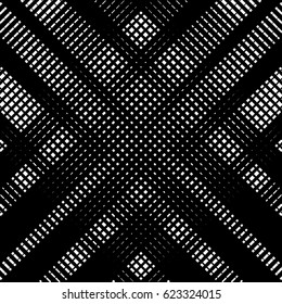 Abstract linear black and white texture. Mesh, array of lines geometric pattern