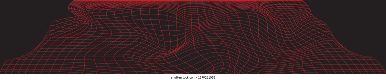 Abstract linear Color Background. Wavy surface of rough fabric