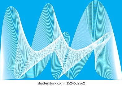 Abstract linear Colorful Background. High Saturated. Gradients Different Geometrical Shapes