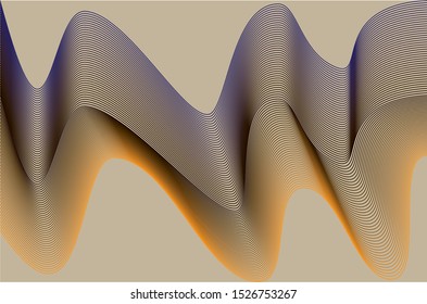 Abstract linear Colorful Background. High Saturated. Gradients Different Geometrical Shapes