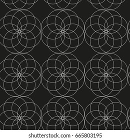 Abstract linear creative geometrical pattern