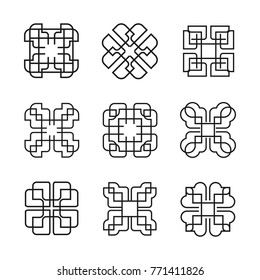 Abstract Linear Design Element Vector Set