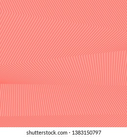 Abstract linear geometric background. Vector illustration. Trendy pink color background