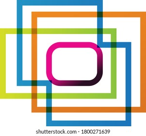 Abstract Linear geometric Colourful Design, Graphic Template, rectangular, template, geometry, digital, information, connection, mockup, branding, infographics, communication, beautiful, marketing