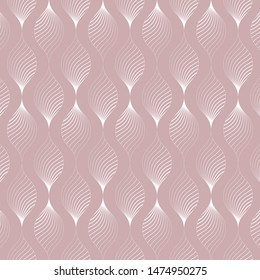 Abstract linear leaf or flower on garland pattern. Pattern is clean for design, fabric, wallpaper, printing. Pattern is on swatches panel.