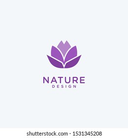 Abstract linear leaf logo icon design modern minimal style illustration vector.