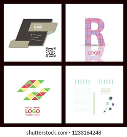 Abstract linear logotype. Wave flow logo symbol. Motion stream water aqua vector icon