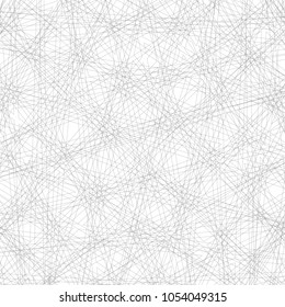 Abstract linear monochrome background. Black and white background with intersecting lines. Vector image.