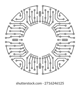 Abstrakte lineare Netzwerkdarstellung mit verbundenen Punkten und Linien in einem ausgewogenen geometrischen Layout, die Kommunikation, Technologiefluss, Datennetzwerke und moderne abstrakte Designkonzepte symbolisiert.