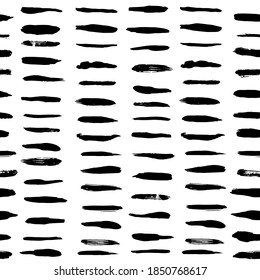 Abstract linear pattern. Handmade seamless texture - wooden dashed line. Perfect as background for greeting cards, business cards, covers, and more.