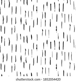 Abstract linear pattern. Handmade seamless texture - wooden dashed line. Perfect as background for greeting cards, business cards, covers, and more.