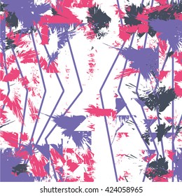 abstract linear pattern, scribble,  vector background.