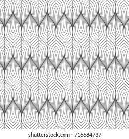 Abstract linear petal flower. Vector pattern. graphic clean design for fabric, event, wallpaper etc. pattern is on swatches panel.