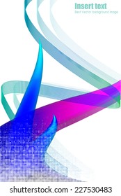 Abstract linear vector background - Creative illustration eps10