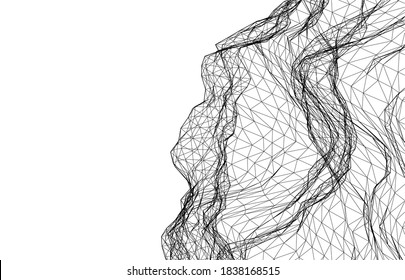 abstract linear wave geometric background