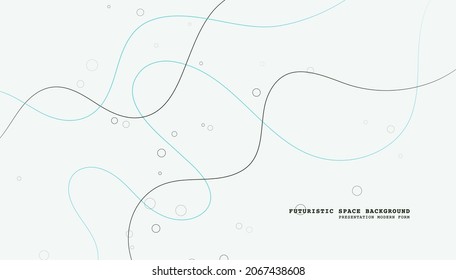 Abstract linear waves. Minimalistic wavy background. Graphic concept for your design. 