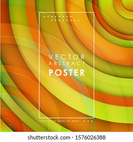 Abstract lined tech background. Futuristic light interface. Vector illustration with transparent geometric shapes