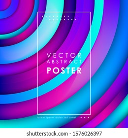 Abstract lined tech background. Futuristic light interface. Vector illustration with transparent geometric shapes