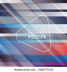 Abstract lined tech background. Futuristic light interface. Vector illustration with transparent geometric shapes