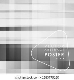 Abstract lined tech background. Futuristic light interface. Vector illustration with transparent geometric shapes