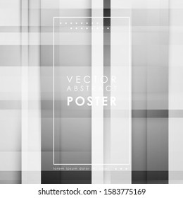 Abstract lined tech background. Futuristic light interface. Vector illustration with transparent geometric shapes