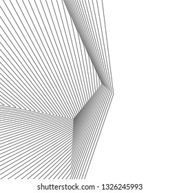 abstract lines, 3d architecture