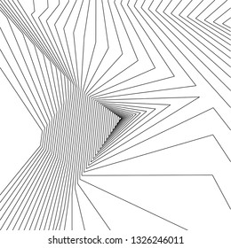 abstract lines, 3d architecture
