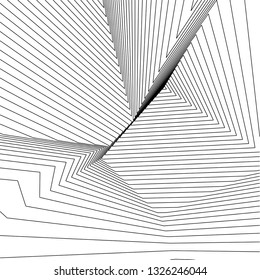abstract lines, 3d architecture