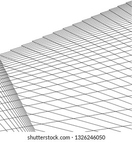 abstract lines, 3d architecture